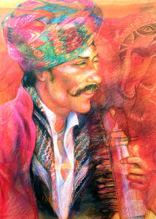 Rajasthani musician