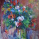 Red Still Life with… | £100 | | Oil on Canvas Red Still Life with…