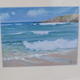 Seascape | £60 | | Watercolour and watercolour pencils on card Seascape