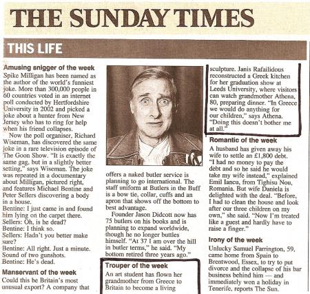 THE SUNDAY TIMES