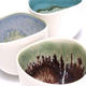 Landscape bowls | | 9 x 8cm | Porcelain slip casting Landscape bowls