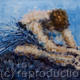 BLUE BALLERINA | £1000(sold) | 101 x 76cm | ACRYLIC ON BOX CANVAS BLUE BALLERINA