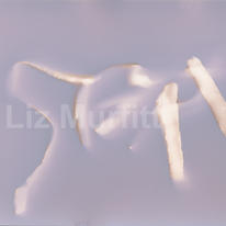 Cave painting (blue)