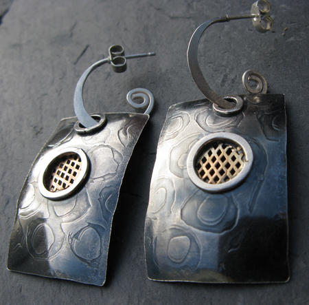 Etched Earring