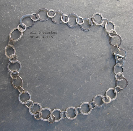 Oxidised Silver Chain 