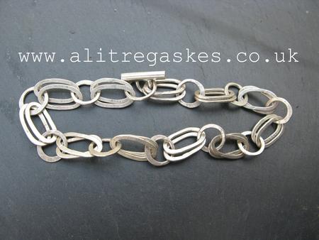 Silver Double Link Bracelet