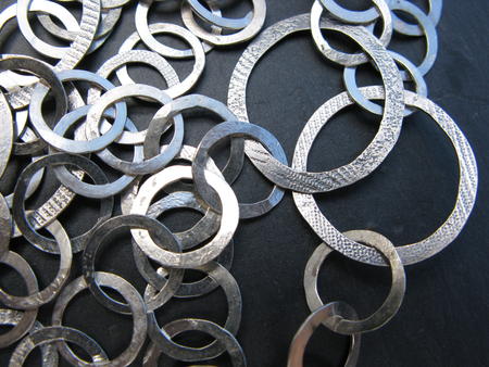 Close-up of Long Textured Chain