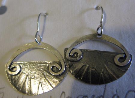 Scroll Drop Earring