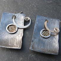 Etched Earring (reverse side)