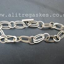 Silver Double Link Bracelet