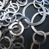 Close-up of Long Textured Chain