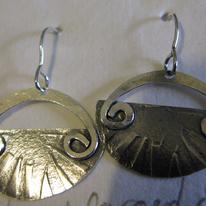hidden Scroll Drop Earring