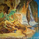 Wyrm Australis - Digital manipulated oil on canvas