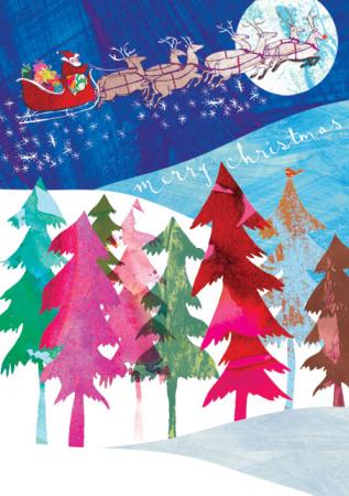 flying santa