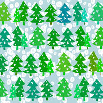 loveheart christmas trees