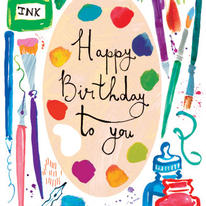 birthday art frame