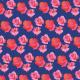 roses on blue