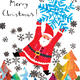 Floating Santa