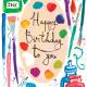 birthday art frame