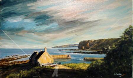 Cove Harbour in East Lothian
