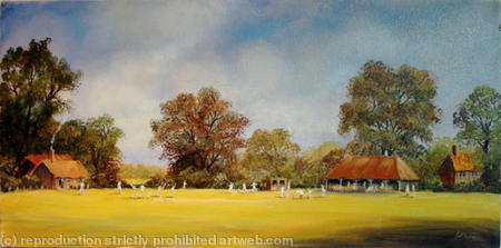 Country Cricket on a Sunday Afternoon