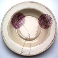 Large round allium dish