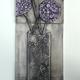 Alliums in vase | £60 | | clay, oxides Alliums in vase