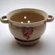 Heart Collander | | | Stoneware Heart Collander