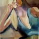 Woman One | | 76 x 102cm | Oil on Canvas Woman One