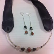 Alexa jewelled headband and necklace (