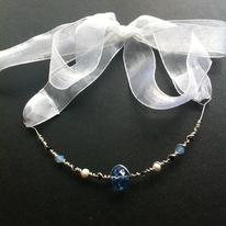 Giselle - Jewelled headband and necklace 