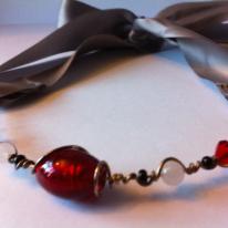 Megan - jeweled headband and necklace 