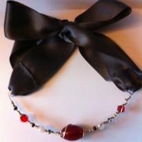 Megan - jeweled headband and necklace 