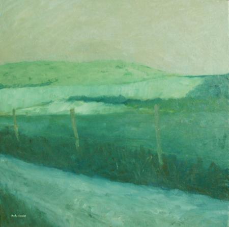South Downs with Fence