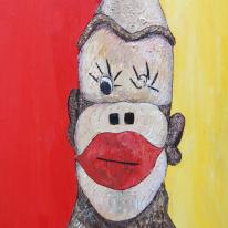Sock Monkey; Keeping a Watchful Eye