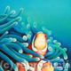 Close Encounters - Clownfish | | 50 x 70cm | acryl and oil on canvas Close Encounters - Clownfish