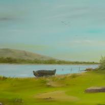 Old Boat at Gibb Hill, Kirkcudbright