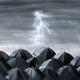 Black Umbrellas | | | Acrylics inlaid with mirror pieces to reflect light Black Umbrellas