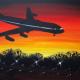 Plane Landing | (sold) | | Acrylics inlaid with mirror pieces to reflect light Plane Landing