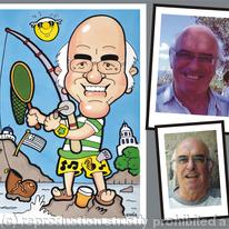 Fishing Caricature