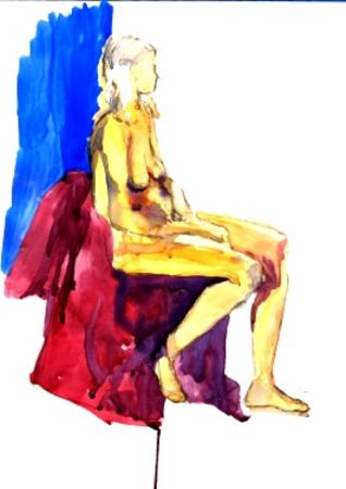 purple lady
