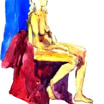 purple lady