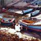 Salcombe Boatyard | | | Watercolour Salcombe Boatyard