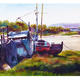 Old boats. | | | Watercolour Old boats.