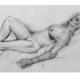 Irene reclining. | | | Graphite Irene reclining.