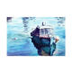 Devon boat | | | Watercolour Devon boat