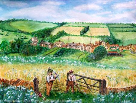 Cotswolds Cornfield