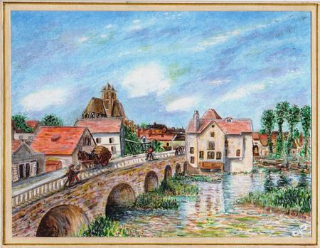 Bridge at Moret. c.1893.