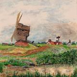 Old Mill on Moseley Common, c.1820 - Watercolour