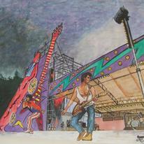Rolling Stones, Roundhay Park, Leeds.1982